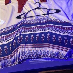 Semi off the shoulder top